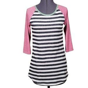 Kokoon Striped French Terry Top Sz XS